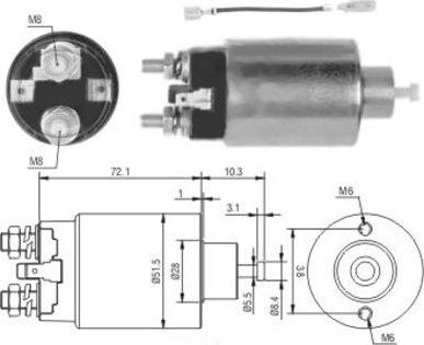 WE PARTS 471480142 - Тяговое реле, стартер autodnr.net