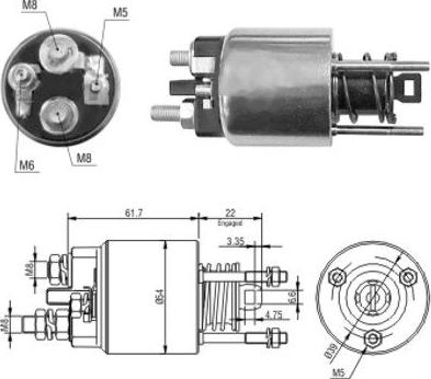 WE PARTS 471480145 - Тяговое реле, стартер autodnr.net