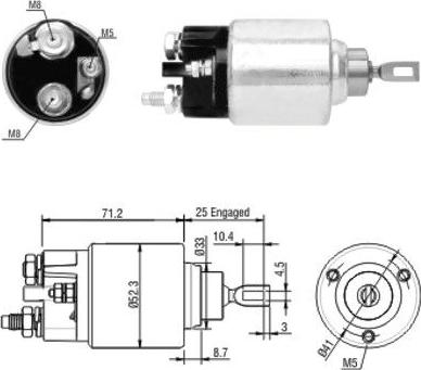 WE PARTS 471480154 - Тяговое реле, стартер autodnr.net