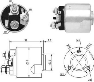 WE PARTS 471480170 - Тяговое реле, стартер autodnr.net