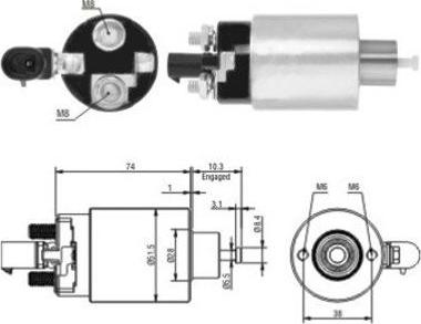 WE PARTS 471480171 - Тяговое реле, стартер autodnr.net