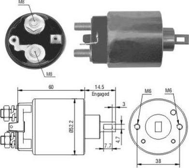 WE PARTS 471480174 - Тяговое реле, стартер autodnr.net