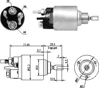 WE PARTS 471480210 - Тяговое реле, стартер autodnr.net