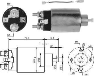 WE PARTS 471480221 - Тяговое реле, стартер autodnr.net