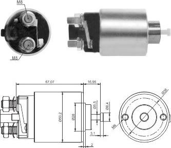 WE PARTS 471480224 - Тяговое реле, стартер autodnr.net