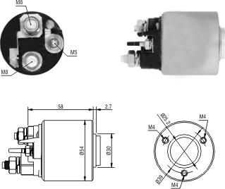 WE PARTS 471480227 - Тяговое реле, стартер autodnr.net