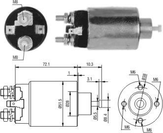 WE PARTS 471480235 - Тяговое реле, стартер autodnr.net