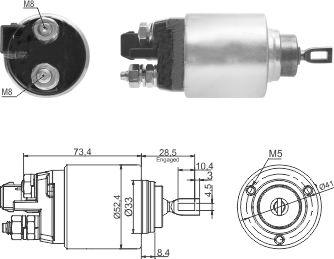 WE PARTS 471480243 - Тяговое реле, стартер autodnr.net