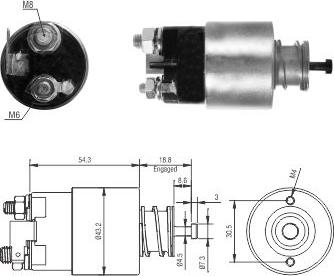 WE PARTS 471480251 - Тяговое реле, стартер autodnr.net