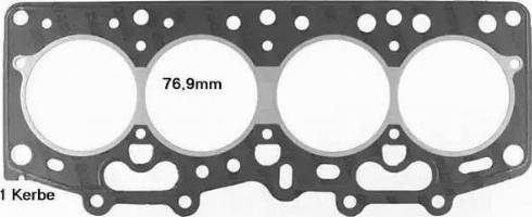 Wilmink Group WG1002919 - Прокладка, головка циліндра autocars.com.ua