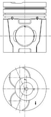 Wilmink Group WG1016284 - Поршень autocars.com.ua