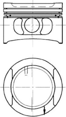 Wilmink Group WG1022285 - Поршень autocars.com.ua