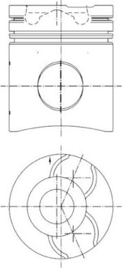 Wilmink Group WG1023717 - Ремонтний комплект, поршень / гільза циліндра autocars.com.ua