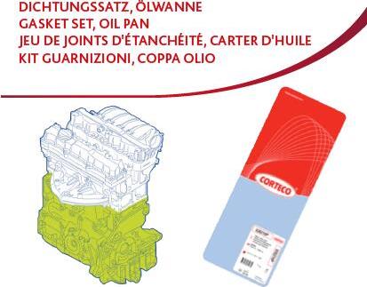 Wilmink Group WG1230440 - Комплект прокладок, блок-картер двигуна autocars.com.ua