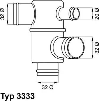 Wilmink Group WG1091521 - Термостат, охолоджуюча рідина autocars.com.ua