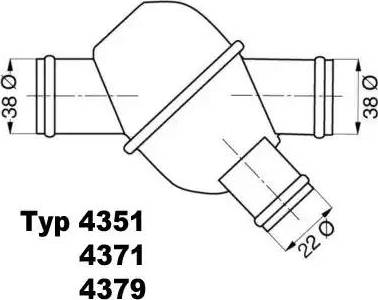 Wilmink Group WG1091547 - Термостат, охолоджуюча рідина autocars.com.ua