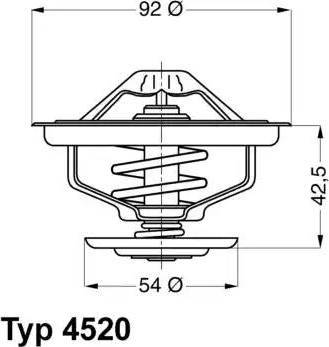 Wilmink Group WG1091755 - Термостат, охолоджуюча рідина autocars.com.ua