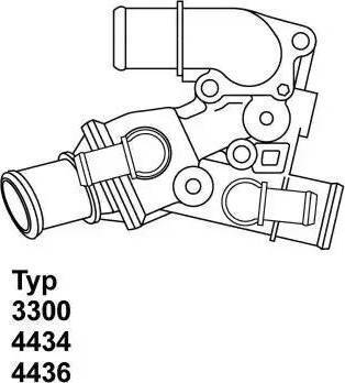 Wilmink Group WG1091740 - Термостат, охолоджуюча рідина autocars.com.ua