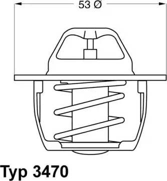 Wilmink Group WG1091608 - Термостат, охолоджуюча рідина autocars.com.ua