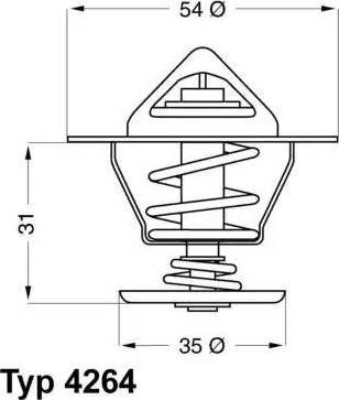 Wilmink Group WG1091712 - Термостат, охолоджуюча рідина autocars.com.ua