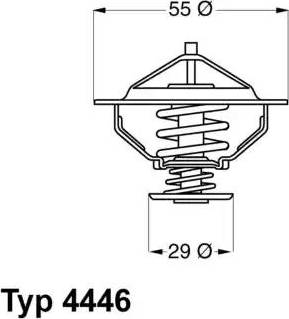 Wilmink Group WG1091741 - Термостат, охолоджуюча рідина autocars.com.ua