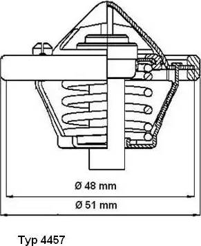 Wilmink Group WG1091748 - Термостат, охолоджуюча рідина autocars.com.ua