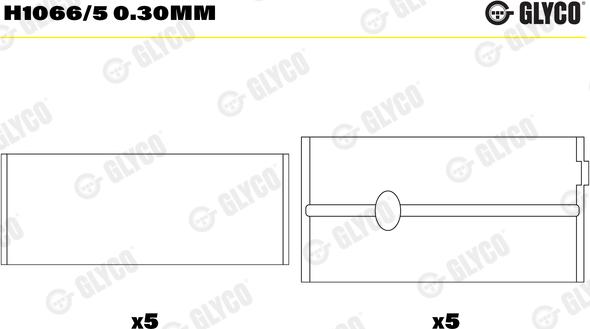 Wilmink Group WG1093884 - Комплект підшипників колінчастого вала autocars.com.ua