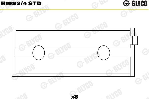 Wilmink Group WG1093900 - Комплект підшипників колінчастого вала autocars.com.ua
