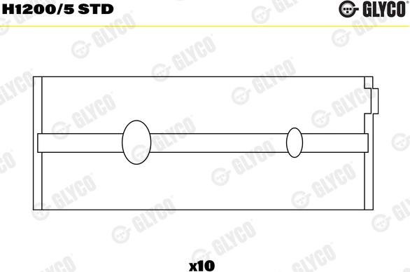 Wilmink Group WG1093954 - Комплект підшипників колінчастого вала autocars.com.ua