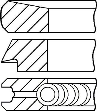 Wilmink Group WG1186648 - Комплект поршневих кілець autocars.com.ua