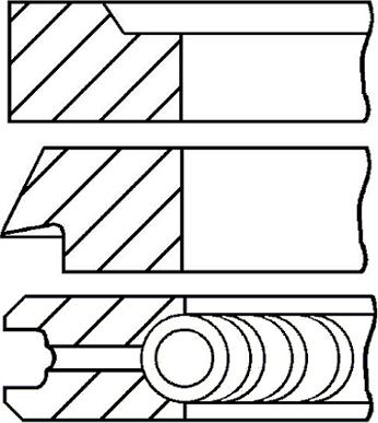 Wilmink Group WG1187210 - Комплект поршневих кілець autocars.com.ua