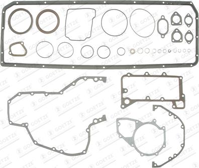 Wilmink Group WG1096760 - Комплект прокладок, блок-картер двигуна autocars.com.ua