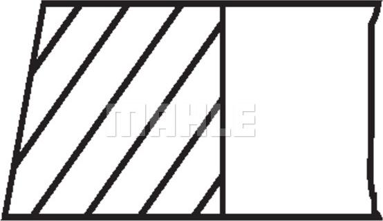 Wilmink Group WG1212140 - Комплект поршневих кілець autocars.com.ua