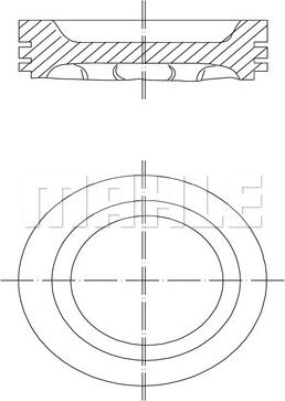 Mopart 1029083000 - Поршень avtokuzovplus.com.ua