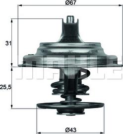 Wilmink Group WG1104805 - Термостат, охолоджуюча рідина autocars.com.ua