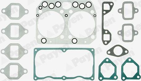 Wilmink Group WG1148897 - Комплект прокладок, головка циліндра autocars.com.ua