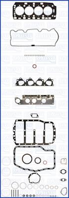 Wilmink Group WG1164486 - Комплект прокладок, двигун autocars.com.ua