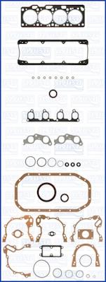 Wilmink Group WG1164796 - Комплект прокладок, двигун autocars.com.ua