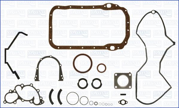 Wilmink Group WG1168625 - Комплект прокладок, блок-картер двигуна autocars.com.ua