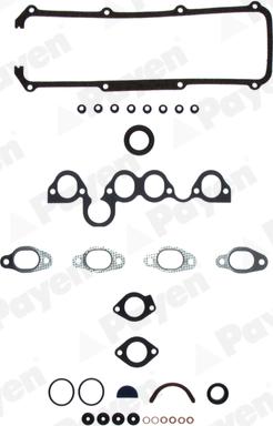 Wilmink Group WG1176819 - Комплект прокладок, головка циліндра autocars.com.ua