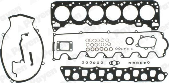 Wilmink Group WG1176878 - Комплект прокладок, головка циліндра autocars.com.ua