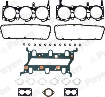 Wilmink Group WG1178890 - Комплект прокладок, головка циліндра autocars.com.ua