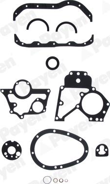 Wilmink Group WG1179988 - Комплект прокладок, блок-картер двигуна autocars.com.ua