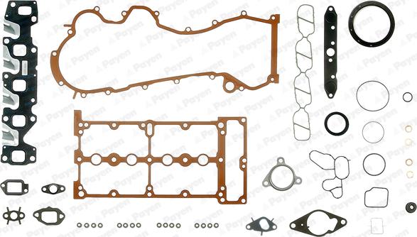 Wilmink Group WG1180227 - Комплект прокладок, двигун autocars.com.ua