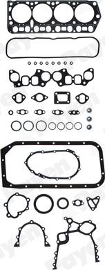 Wilmink Group WG1180733 - Комплект прокладок, двигун autocars.com.ua
