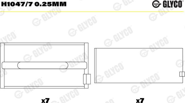 Wilmink Group WG1186113 - Комплект підшипників колінчастого вала autocars.com.ua