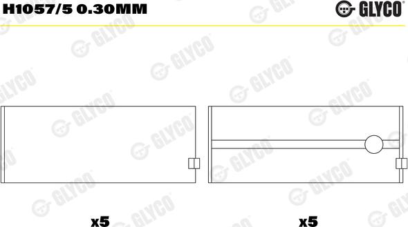 Wilmink Group WG1186140 - Комплект підшипників колінчастого вала autocars.com.ua