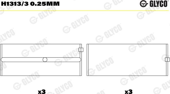 Wilmink Group WG1186393 - Комплект підшипників колінчастого вала autocars.com.ua