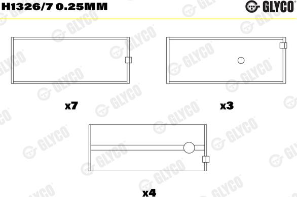 Wilmink Group WG1186405 - Комплект підшипників колінчастого вала autocars.com.ua