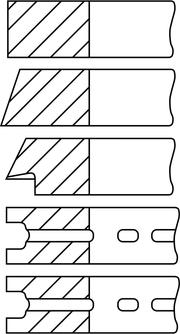 Wilmink Group WG1187664 - Комплект поршневих кілець autocars.com.ua